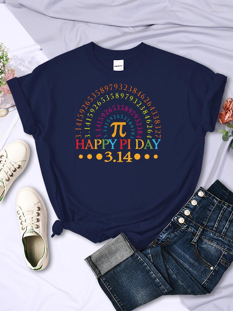 

Women' T Shirts Happy Pi Day 3.14 Mathematics Math Teacher Rainbow Printing Woman T-Shirts Comfortable Creativity Tops Casual Tee Shirt, Army green