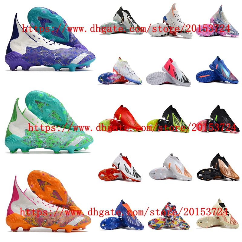 

2023 soccer shoes PREDATOR FREAK FG mens cleats football boots chuteiras scarpe calcio, As picture 5