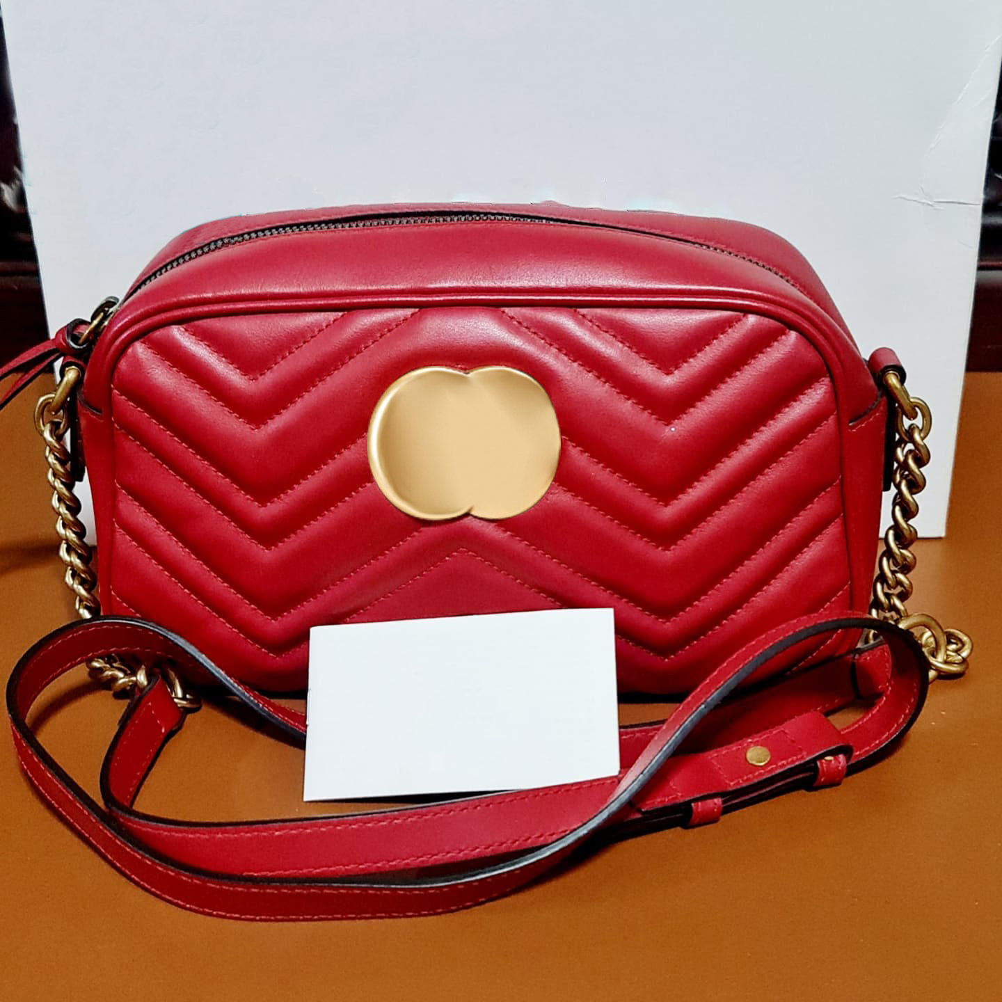 

Marmont Double G Camera bags Luxury Genuine leather pochette tote bag Women mens underarm designer bag for woman gold chain clutch handbag crossbody Shoulder Bags, Red