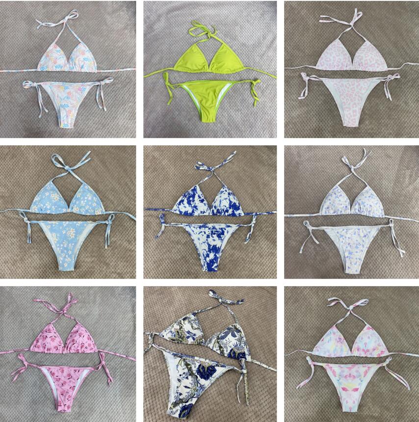 

Designer PH bikini Swimsuit women Vintage thong micro cover up womens Bikini Sets Swimwear Printed Bathing Suits Summer Beach Wear Swimming Suit
