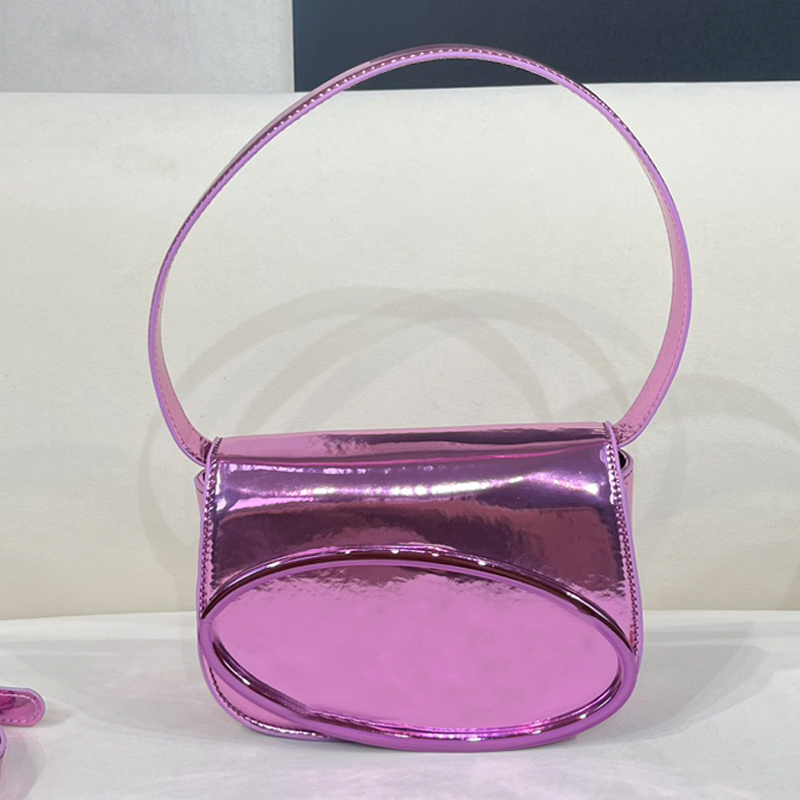 

Handbag Fashion Armpit Shoulder Bag Women Cross Body Clutch Bags Hardware Big Letter Flap Magnetic Buckle Cell Phone Pocket Purse Emovable Leather Strap, Gold