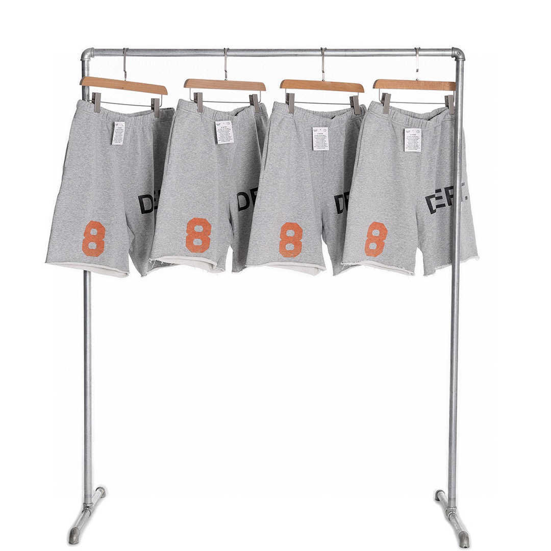 

Designer Clothing Fashion pant Galleryes Depts. "8" SweatShort Galleryes Depts. Orange 8 Washed Shorts Couples Joggers Sportswear Hip hop Streetwear Streetwear, Snowflake ash