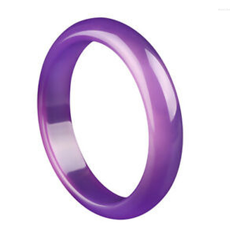 

Bangle Natural Beautiful Lavender Purple Agate Jadeite Bracelet 59-62mm