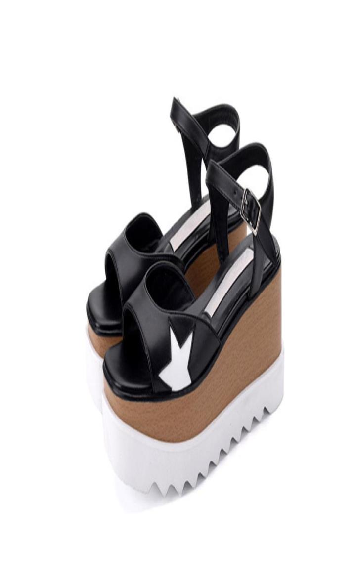 

Stella Mccartney Elyse Sandals Wedge Star Platform Sandals Fashion New Shoes Casual Summer Sneakers Flats Heels Lady Open Toe Sand5573337, Watermelon