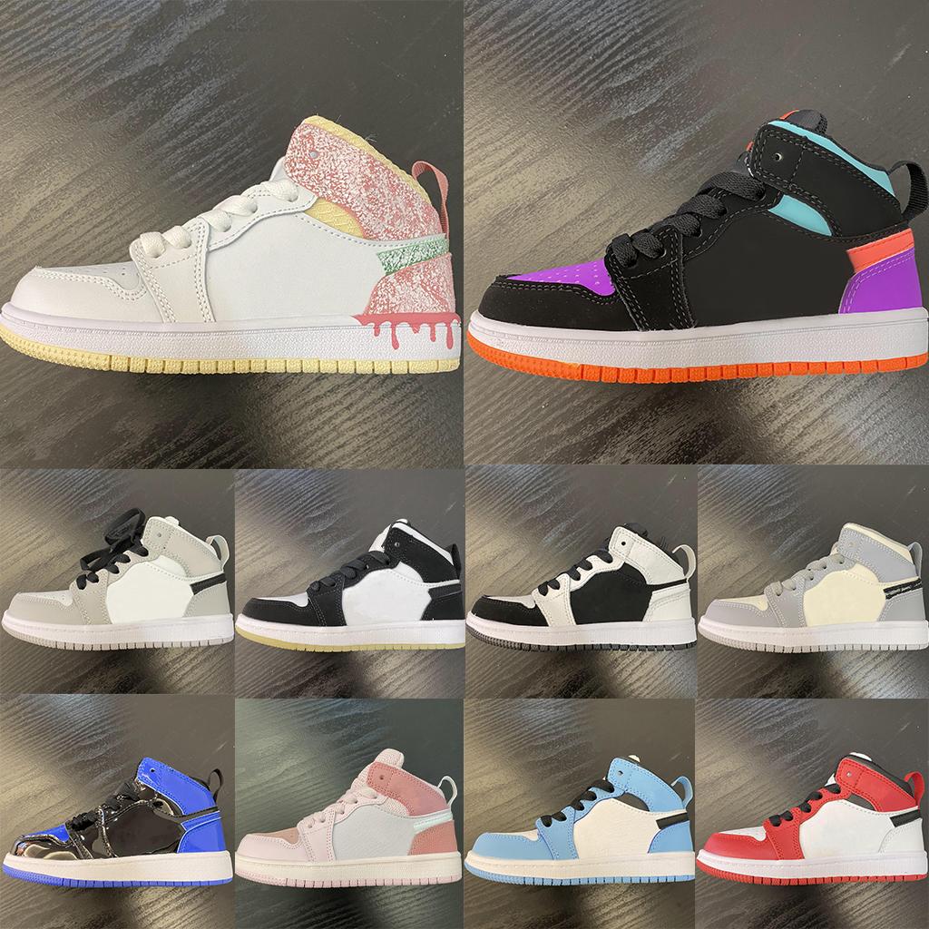 

kids shoes kids sneakers 1s umpman boys girls new color childrens shoes sneaker athletic outdoor basketball sports summer size 26-37 ole2nGtv#, No box