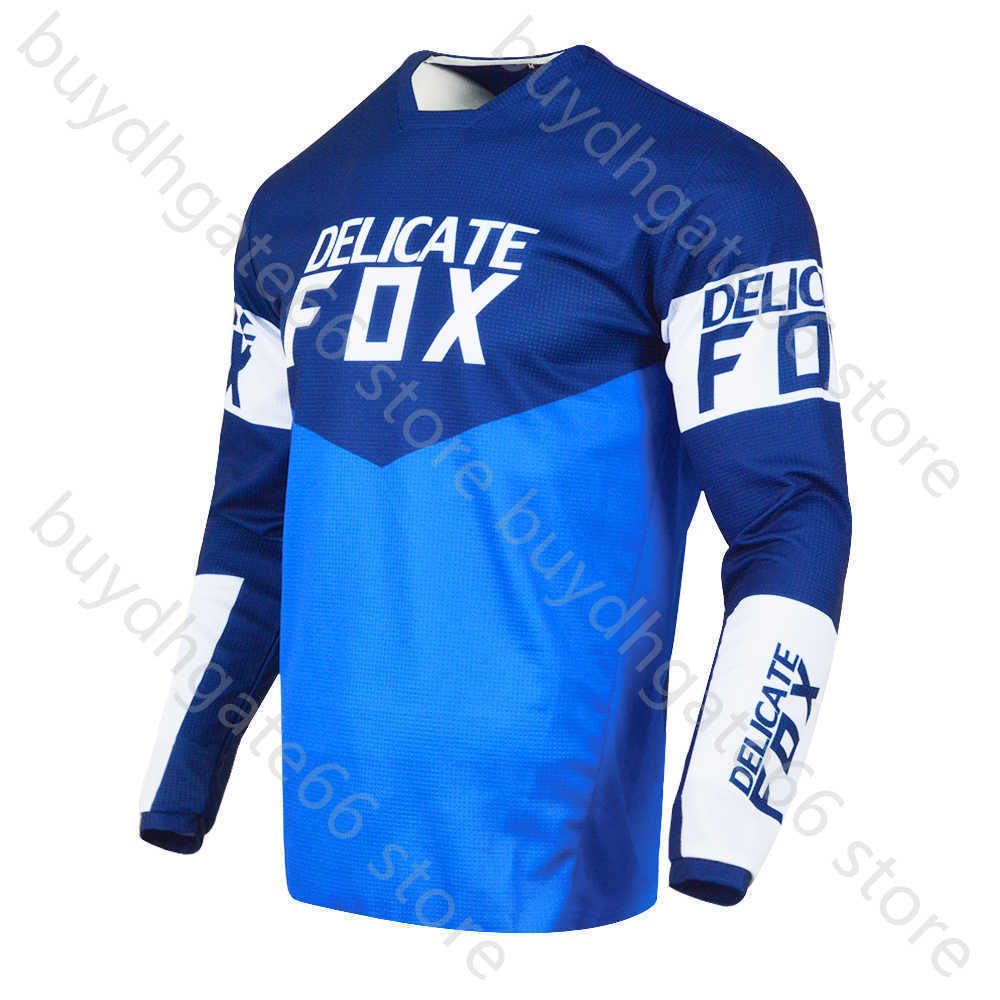 

C6ja Men's t Shirt 2023 New Style Motocross 180 Revn Jersey Racing Long Sleeve Mx Dirt Bike Cycling Motorcycle Motorbike Blue White Clothes Mens 3r22, Fluo black