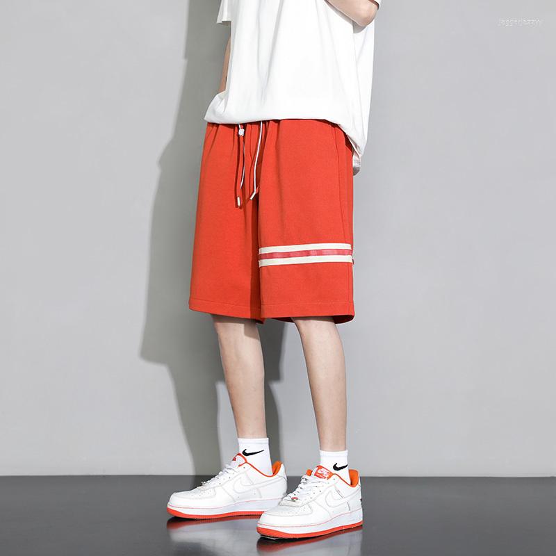

Men's Shorts Urban Drawstring Sweat Teenagers Male Classic All-match Plus Size Korean Fashion 2023 Summer Loose Fit Men, Black