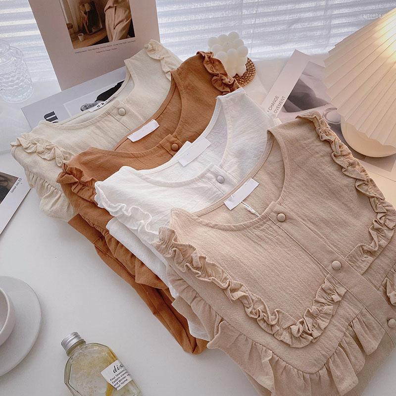 

Women's Blouses 2023 Selling Women Tops Korean Fashion Long Sleeve Blouse Casual Ladies Work Button Up Shirt Female BVy1012, Khaki