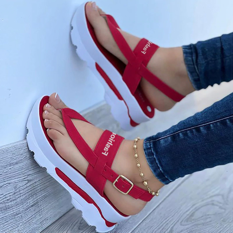 

Sandals Women Sandals Wedge Heels Sandals Women Flip Flops Summer Sandalias Mujer Wedges Shoes For Women Platform Sandals Summer Shoes 230419, Pink