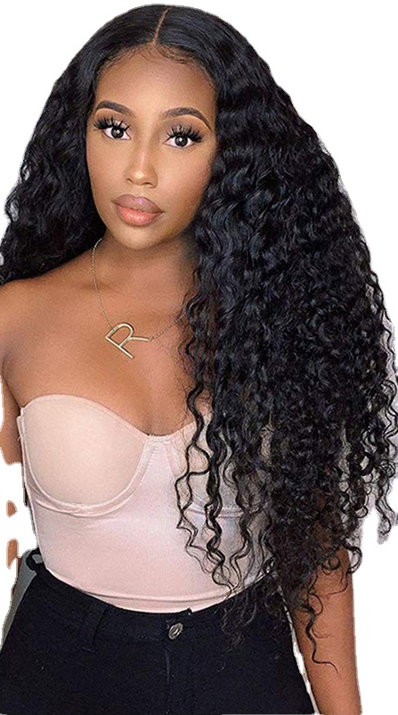 

13x4 Loose Deep Wave Lace Front Wig Burgundy Ombre Colored Human Hair Wigs Highlight Wig Human Hair Deepwave Frontal Wig CliCli, 13x4 lace frontal