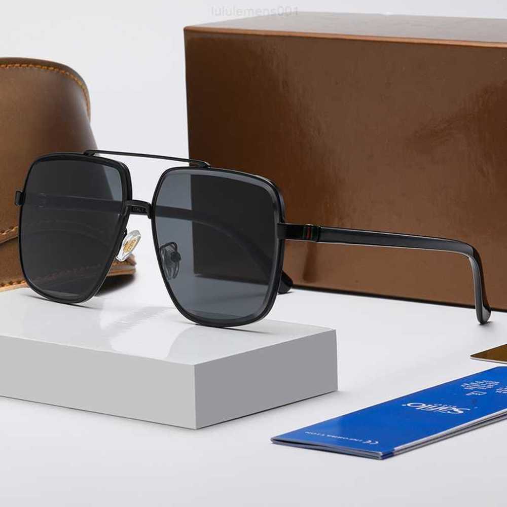 

Sunglasses Luxury Designer Men Square Metal Glasses Frame Design Show Type Cool Summer Oval Sun for Women Mens Fashion Accessories95kz