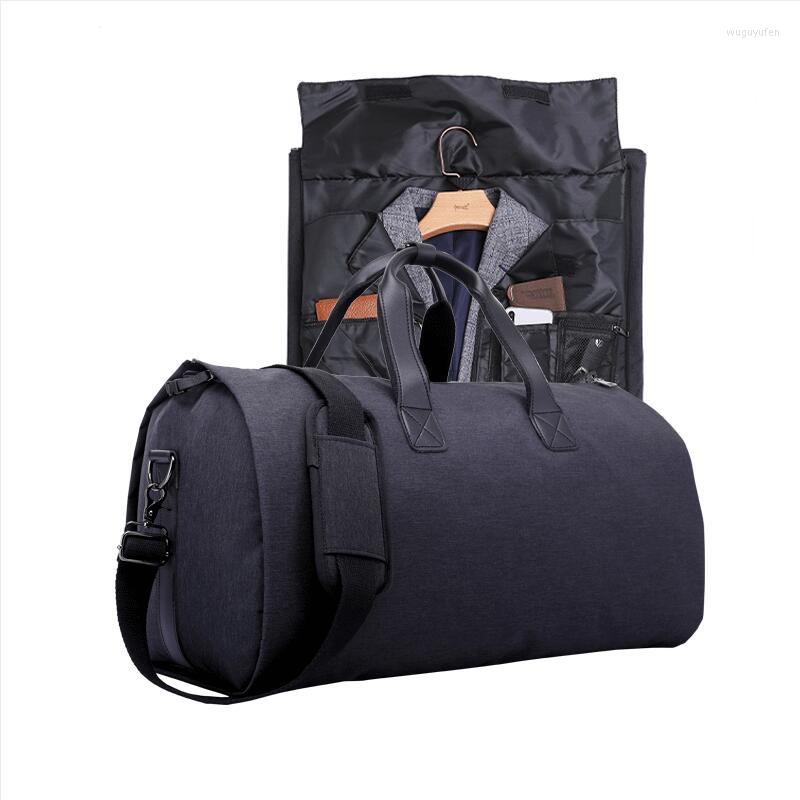

Duffel Bags Solid Oxford Fabric Men's Suit Storage Bag Business Travel Handbag Gym Sports Tote