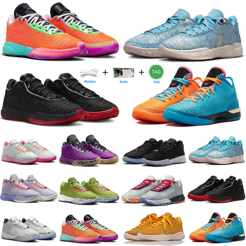 

L20 20s Mens Basketball Shoes I Promise Olive Suede Young Heirs Total Orange Violet Frost Bred Black Gold FaZe Clan Pink Diamond Men Trainers Sports Sneakers, 11