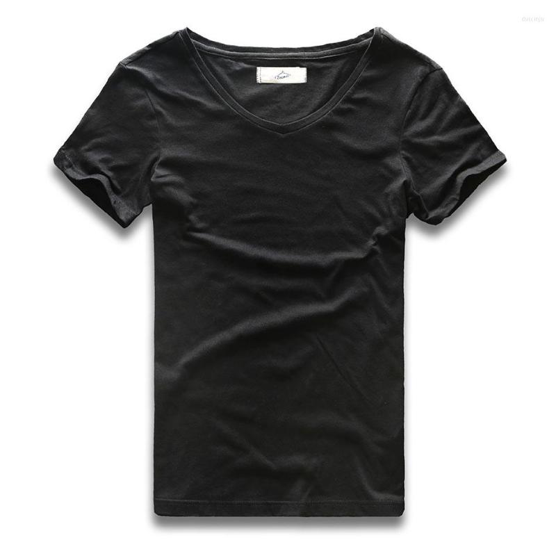 

Men's T Shirts Deep V Neck Shirt For Men Male Top Tees Modal Cotton Slim Fit Short Sleeve Invisible Undershirt, Grass green