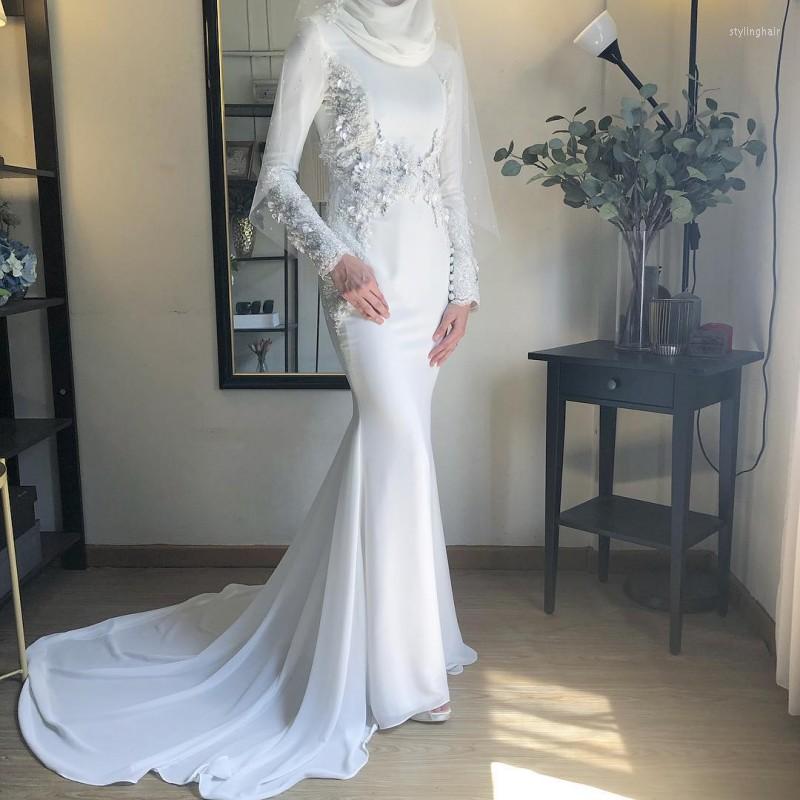 

Party Dresses Prom Muslim Evening Mermaid 2023 Long Woman Night Elegant Plus Size Arabic Formal Dress Gown, Light sky blue