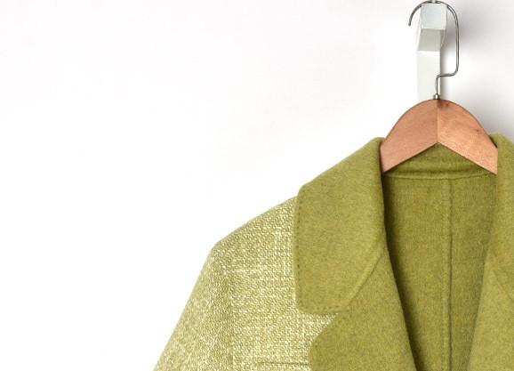 

Pants Women' Woolen Blazers 3 Colors Pocket Decorations Single Button Long Sleeve 2021 Autumn Winter Office Lady Short Suit Coats, Pink