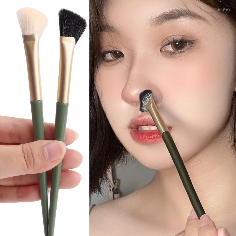 

Makeup Brushes 1pcs Nose Shadow Brush Angled Contour Face Bronzer Silhouette Eyeshadow Cosmetic Blending Make Up Tools