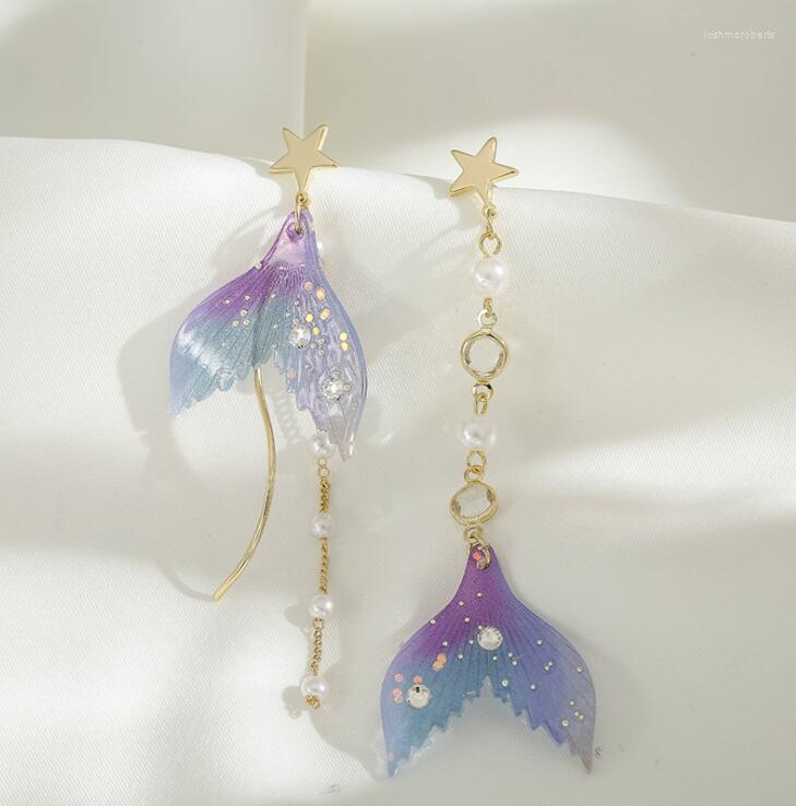 

Dangle Earrings Fish Bowl Personality Metal Piece Pendant Hollow Big For Women Gift Jewelry Earring