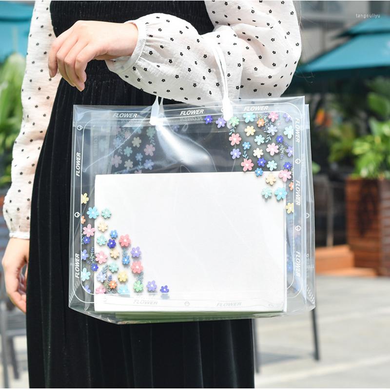 

Shopping Bags Transparent Bag Women 1Pcs Luxury Handbag Fashion PVC Clear High Quality Handbags Reusable Waterproof Crossbody 2023, Purple