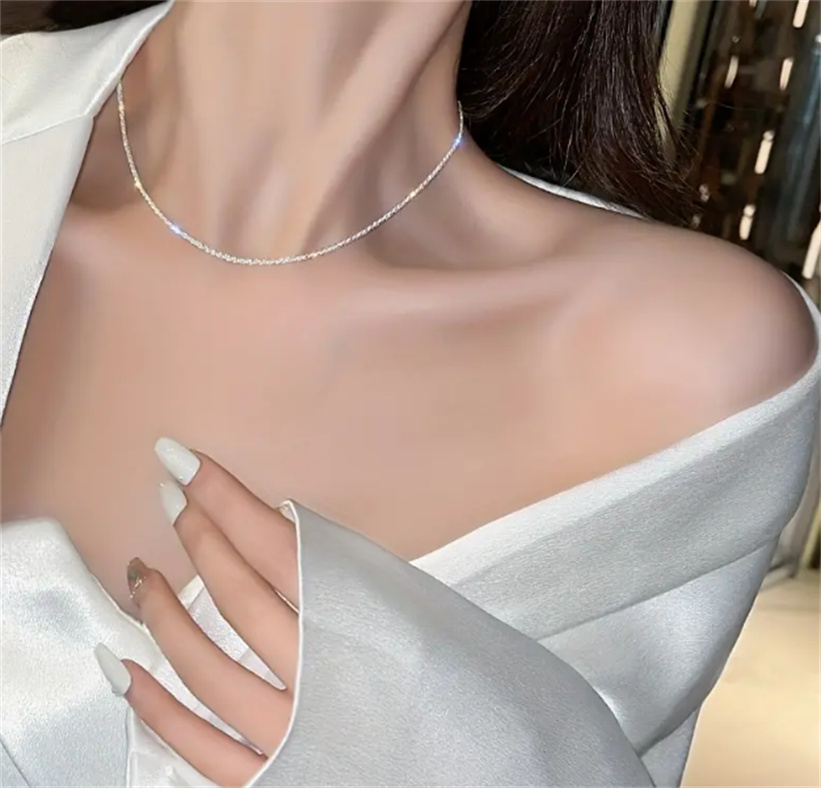 

925 Sterling Silver Necklace for Women - Delicate Galaxy Chain for Everyday Wear
