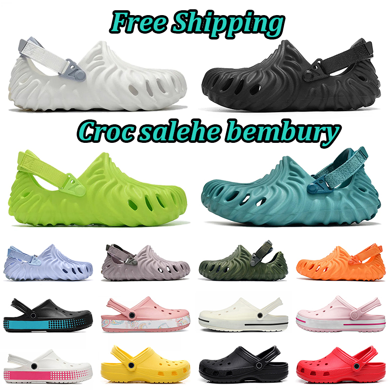 

Croc sandals designer clog charms buckle slippers salehe bembury x croos slides crocodile black mens shoes slip-on Nursing Hospital womens flat sliders M4-M11, D13