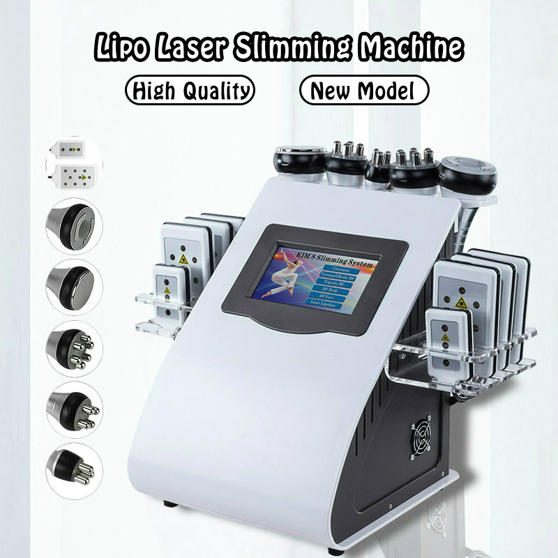 

40K Ultrasonic Cavitation Slimming Machine 8 Pads Liposuction LLLT Lipo Laser RF Vacuum skin care Salon Spa Beauty Equipment