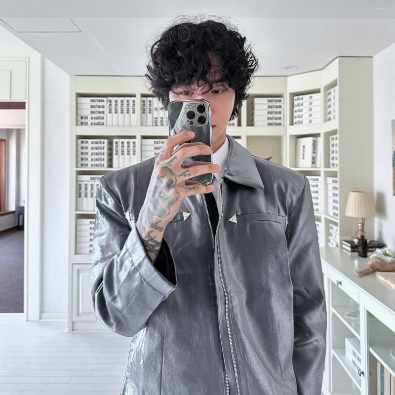 

Men's Jackets A2373 Fashion Men's Coats & 2023 Runway Luxury European Design Party Style Clothing, Black