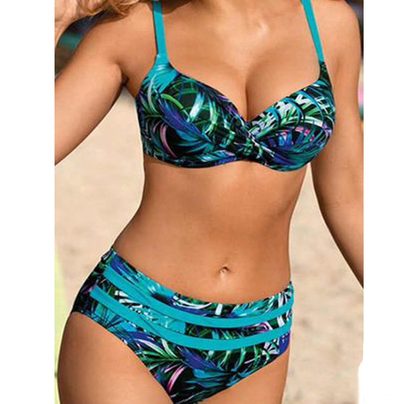 

Women's Swimwear Summer Bikinis Women High Waisted Swimwear With Push Up Female Swimsuit Swimming Bathing Suit Bikini Set Beach Wear Bather 230420, A22070501a