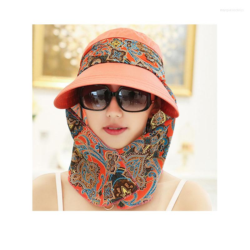 

Wide Brim Hats 2023 Women's Sun Visor Summer Beach Hat UV Protection Outdoor Fishing Braided For Women, White