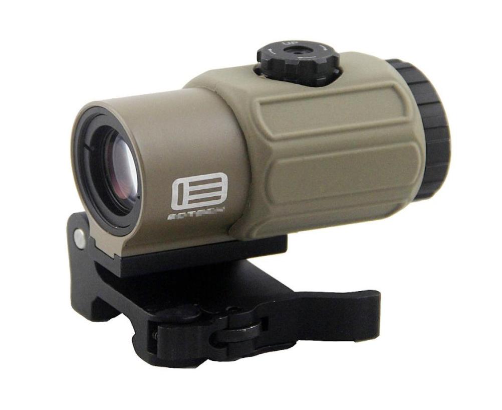 

Tactical G43 Magnifier Optics Hunting Rifle 3X Magnifier Scope with Switch to Side STS Quick Detachable QD Mount Fit 20mm Rail4279546