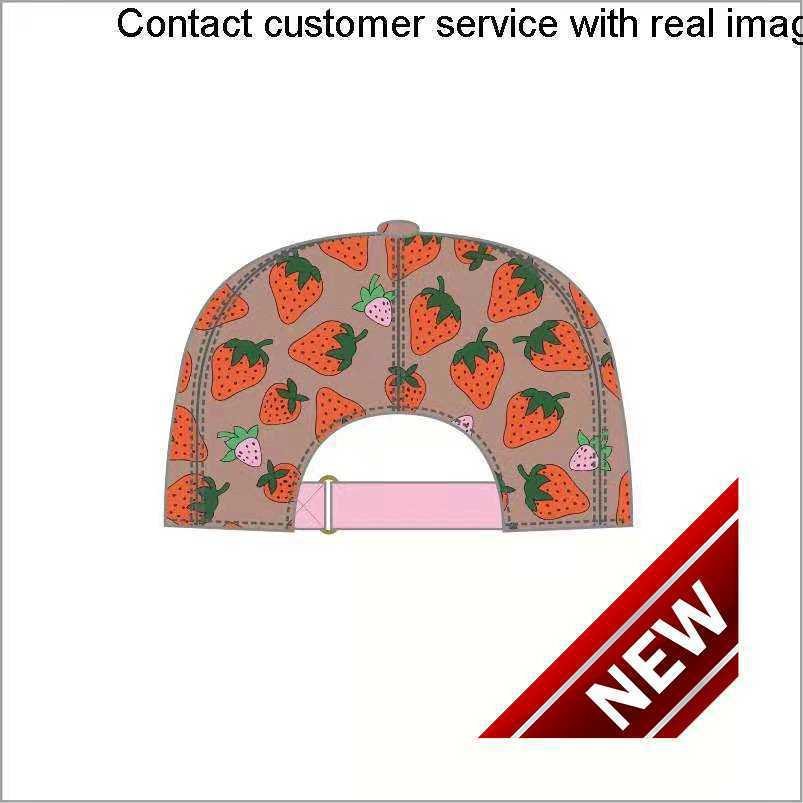 

8888High quality strawberry baseball caps man's cotton cactus classic letter Ball caps summer women sun hats outdoor adjustable Snapback Cap girl's cuteguc