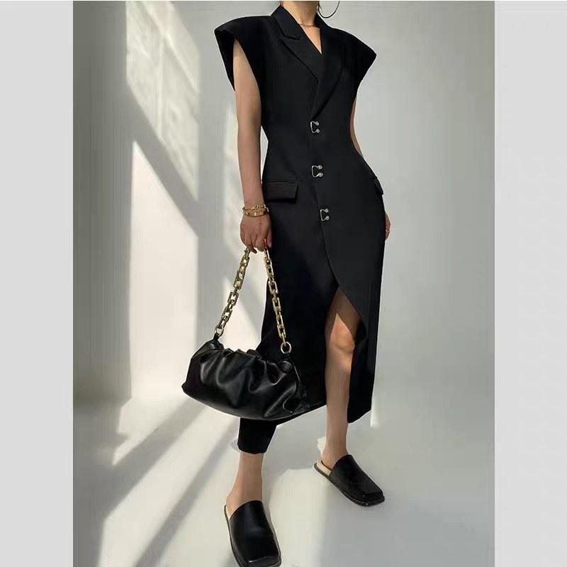 

Pants Getspring Women Blazer Dress Single Breasted Irregular Asymetrical Blazer White Coat Women Slim Suit Jacket 2022 New, Black