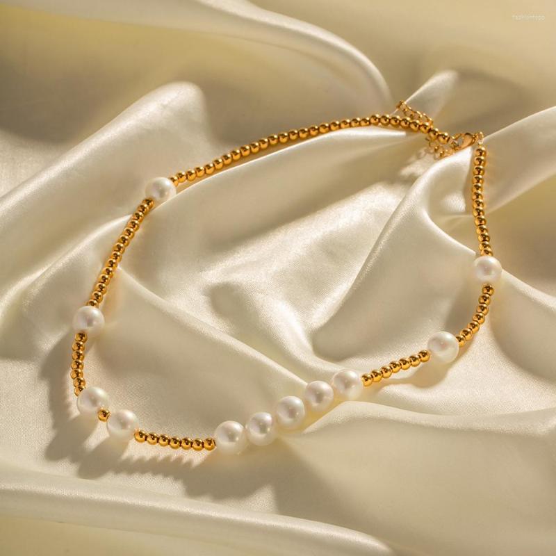 

Pendant Necklaces DEAR-LIFE Fashion Bead And Pearl Necklace Personalised Light Luxury Jewellery Women's Accessories