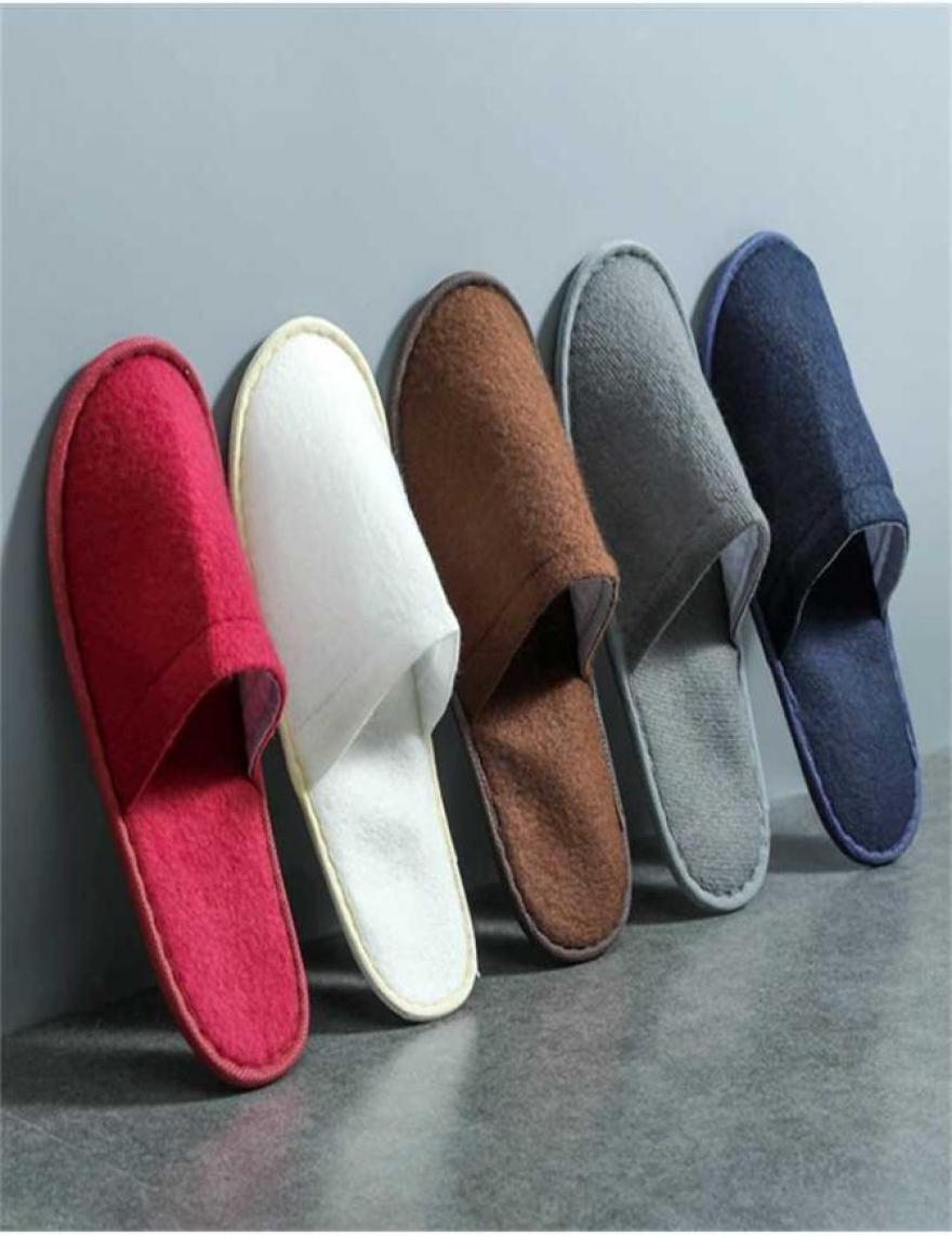 

Suitable for in els Thin Soled Hospitality Travel Portable Folding Indoor Breathable  Disposable Slippers 2111108711954, Brown
