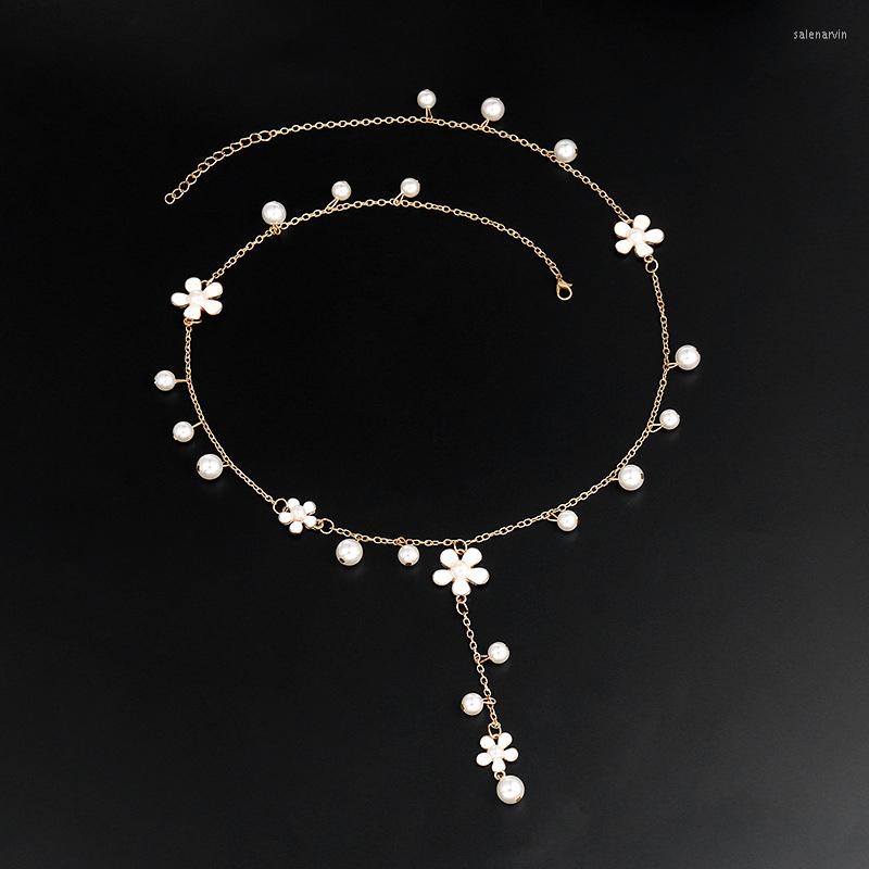 

Chains Sweater Chain Women Pearl Long Necklace High Quality Small Fragrance Versatile Dress Accessories