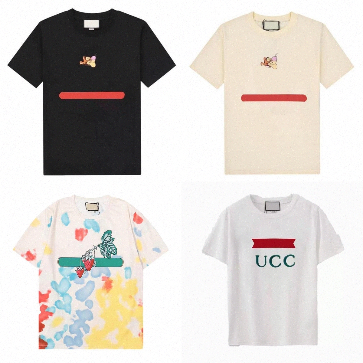 

Summer Designer Mens T-Shirts Embroidery Apparel Clothing men tshirt tee Round Neck spring high loose trend short sleeve male clothings f30M#