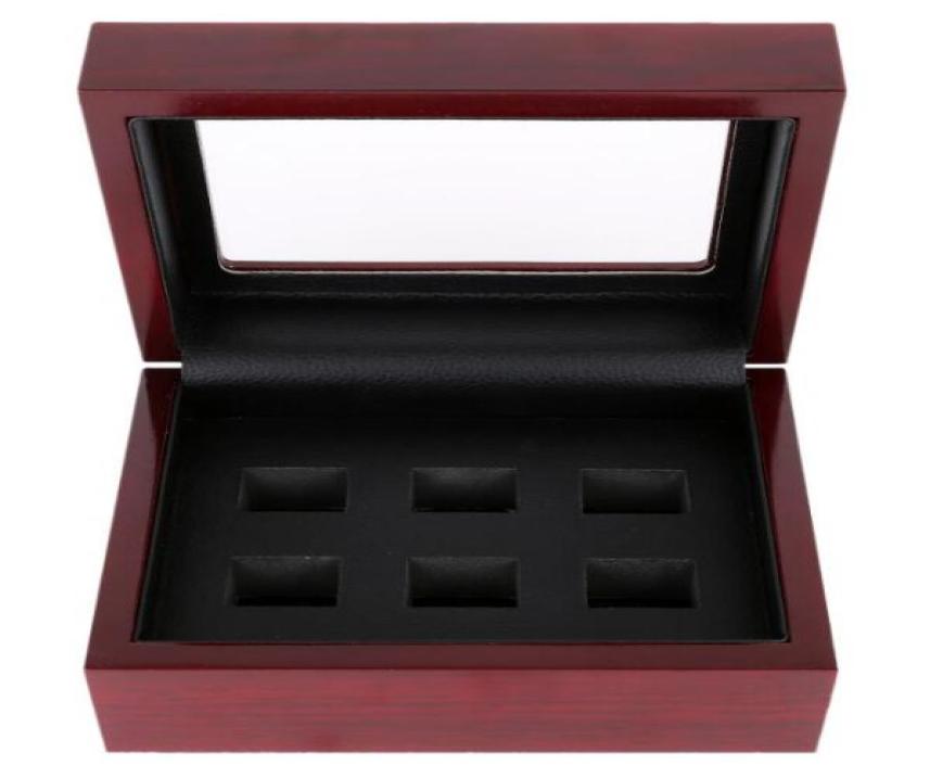 

Fine den Championship Ring Display Case Wooden Boxes 2 3 4 5 6 Holes To Choose Rings Box2962077