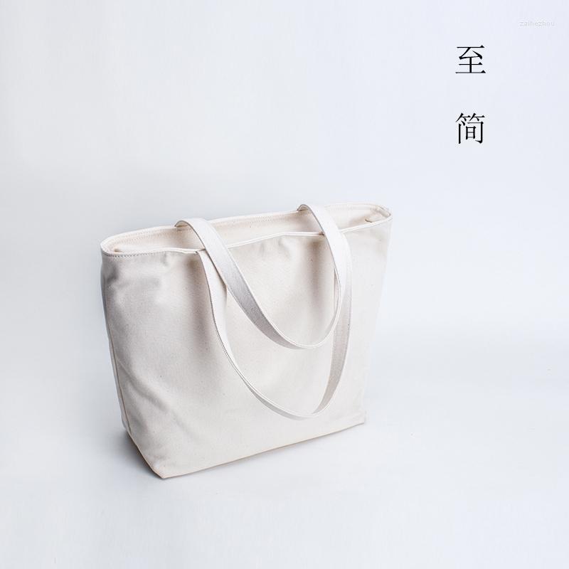 

Evening Bags Cotton Canvas Shoulder Bag Tote Travel, Beige