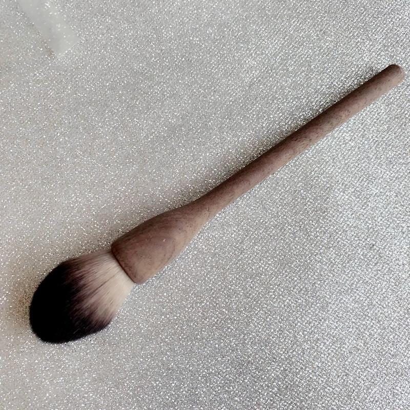 

Makeup Brushes Solid Walnut Large Retro High-gloss Brush