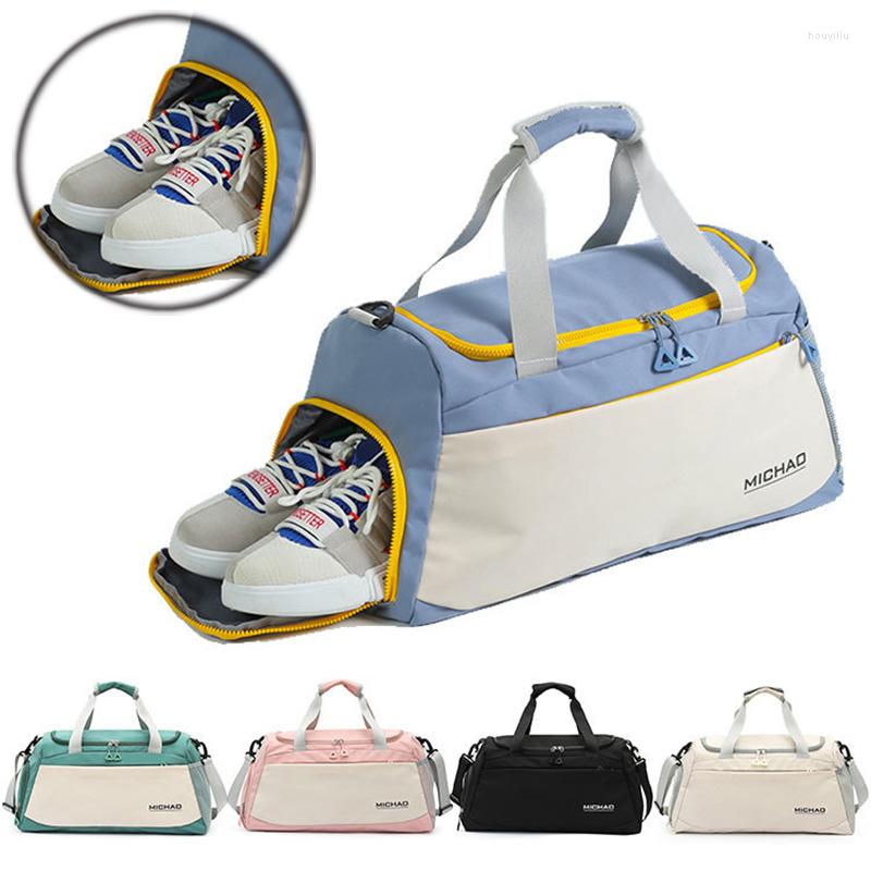 

Outdoor Bags Fitness Bag For Women Men Swimming Yoga Gym With Shoe Compartment Crossbody Sports Backpack Travel, Black