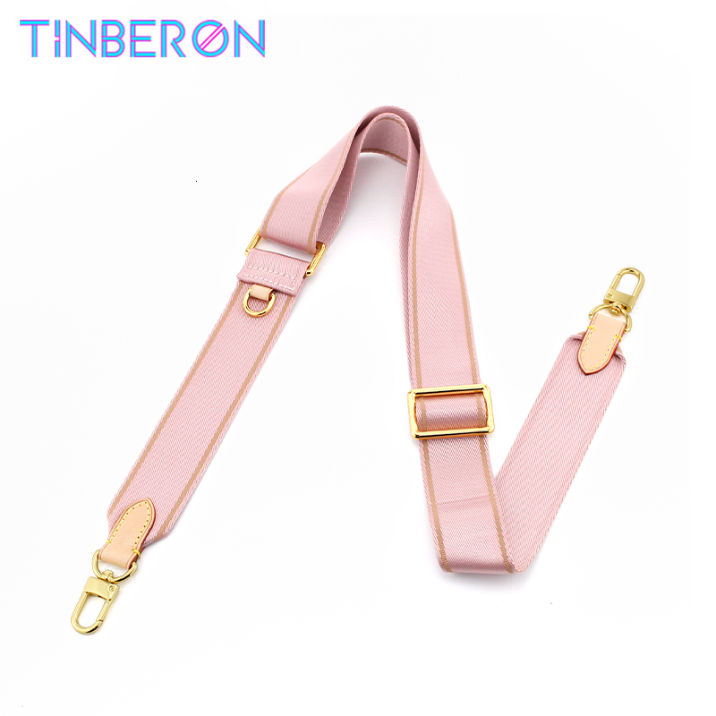 

Bag Parts Accessories TINBERON Adjustable Canvas Bag Strap Plus Coin Purse Leather Cowhide Women luxury Replace Bag Strap Webbing Wide Shoulder Strap 230419
