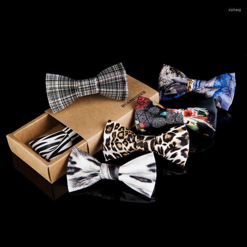 

Bow Ties Mens Tie PU Leather Fashion Butterfly Party Wedding For Men's Girls Boys Bowtie Kids Be Usable