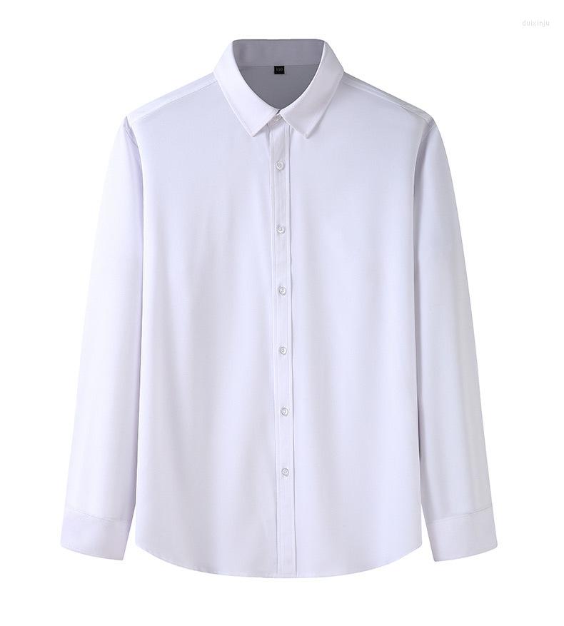 

Men's Casual Shirts 10XL 8XL 7XL Men's Long Sleeve Spring Autumn Solid Color Lapel Loose Business Shirt Oversize Male Brand Clothes, Light blue