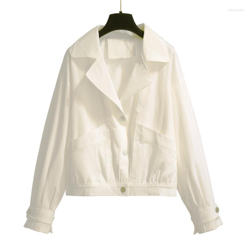 

Women' Jackets Fashion Suit Collar Jacket Ladies Short Tops 2023 Spring Autumn Long Sleeve Thin Coat Female Single-Breasted Outerwear H230, Beige