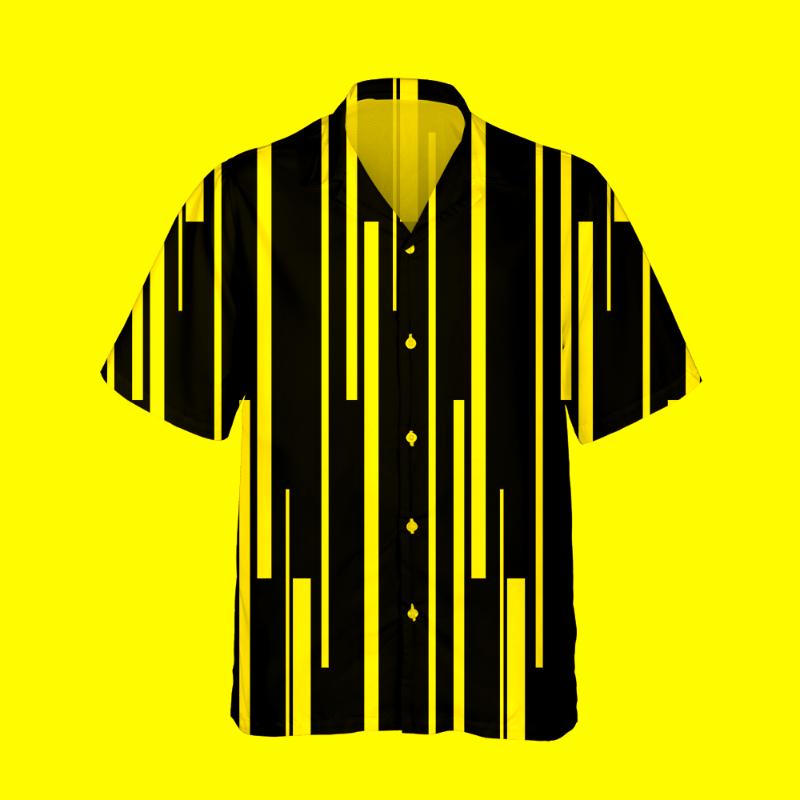 

Men's Casual Shirts Contrasting Stripe Pattern Mens Multi Colored Vertical Line Short Sleeve Shirt Loose Tops Oversized CamiciaMen's, 04