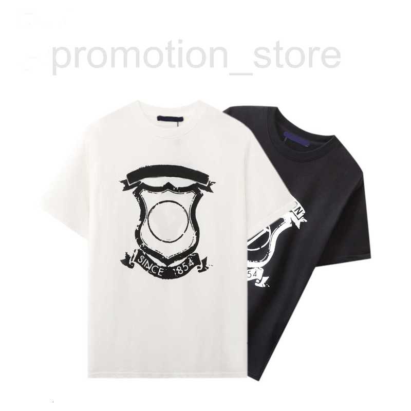 

Men's T-Shirts Designer summer paris jacquard1854 letters pocket print short sleeve t shirts cotton women Embroidered letter printing tee SUHA