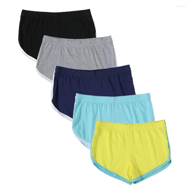 

Underpants 5Pcs/ Lot Sexy Boxershort Solid Color Cotton Boxer Sports Briefs Soft Comfortable Underwear Men Plus Size XL XXL, 5 mix color-b309