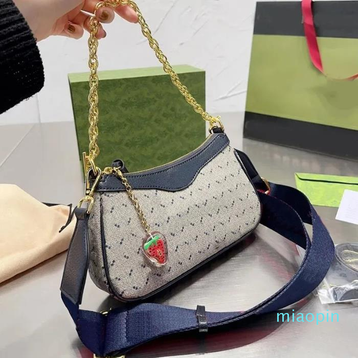

2023 New Handbags Chain Crossbody Bags Ladies Shoulder Bag Weave Straps Fashion Zipper Wallet Classic Letter Prints Messenger Handbag