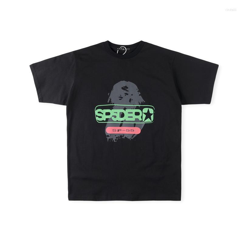 

Men' T Shirts Designer Shirt Sp5der 555555 Men Women Quality Spider Top Harajuku Graphic Tshirts, Black