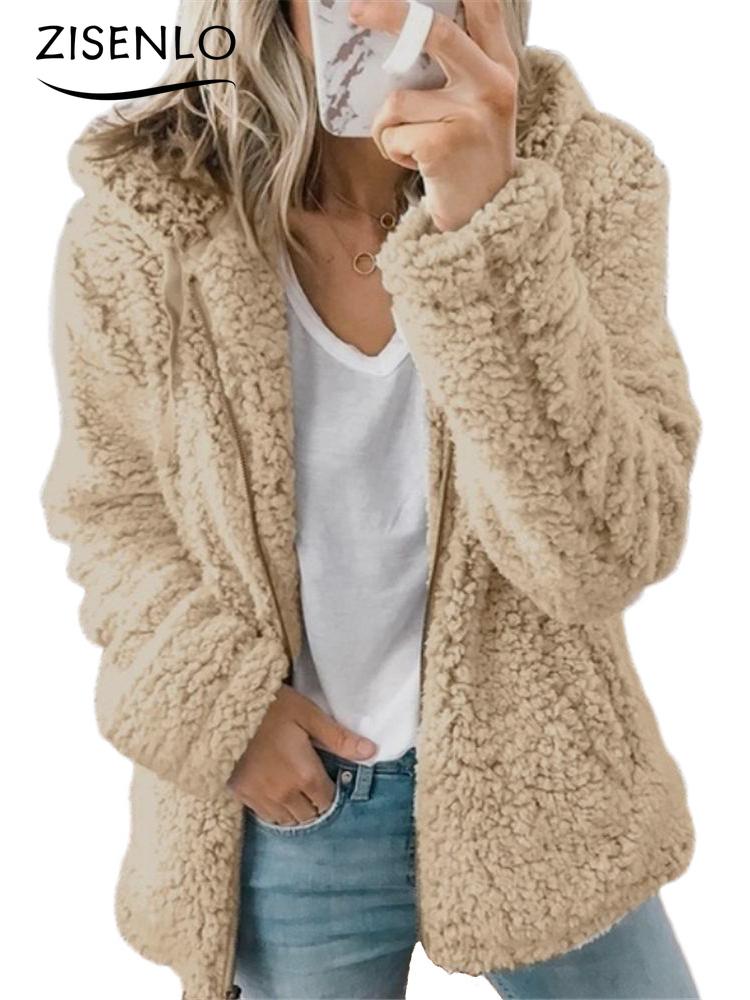 

Fur New Hooded Woolen Autumn and Winter Coat Coats and Jackets Women Coats for Women Jacket Woman Winter Women Coat Warm 2022 coat, Dark grey